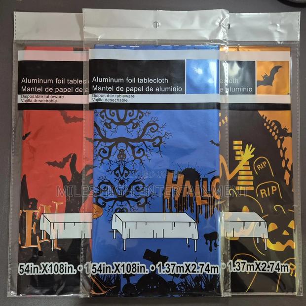 Halloween Decor Foil Table Cloth - thumbnail 3