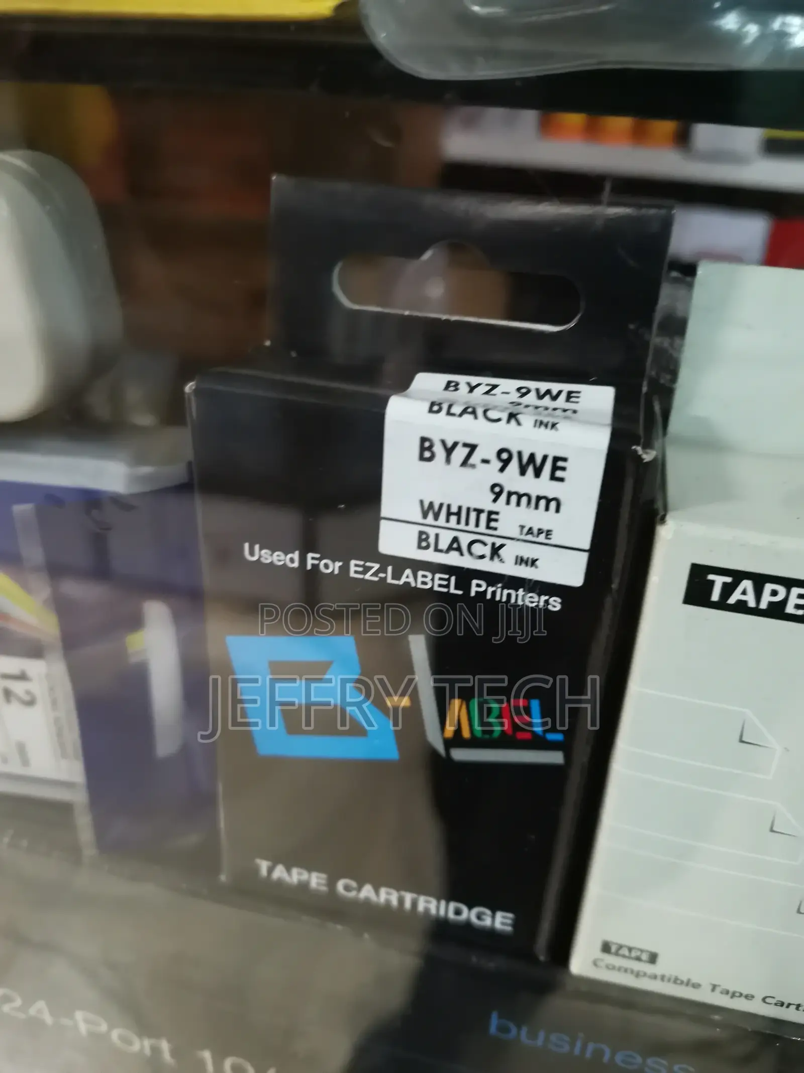 Casio Xr-9we1 Tape 9mm Black on White, for Many Usage