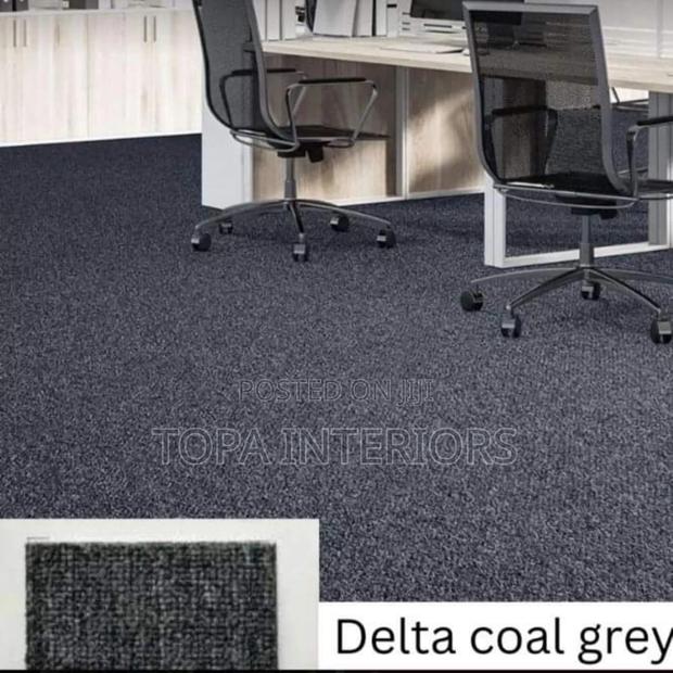 Coal Grey Delta Wall to Wall Office Carpets Altar Carpets - main view
