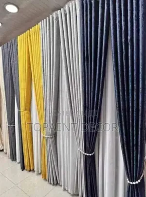 Heavy Fabric Window and Door Curtains