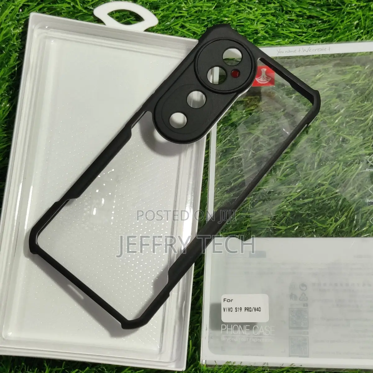 Transparent Hard Back Cover Case for Vivo V40/ Vivo V40 Pro