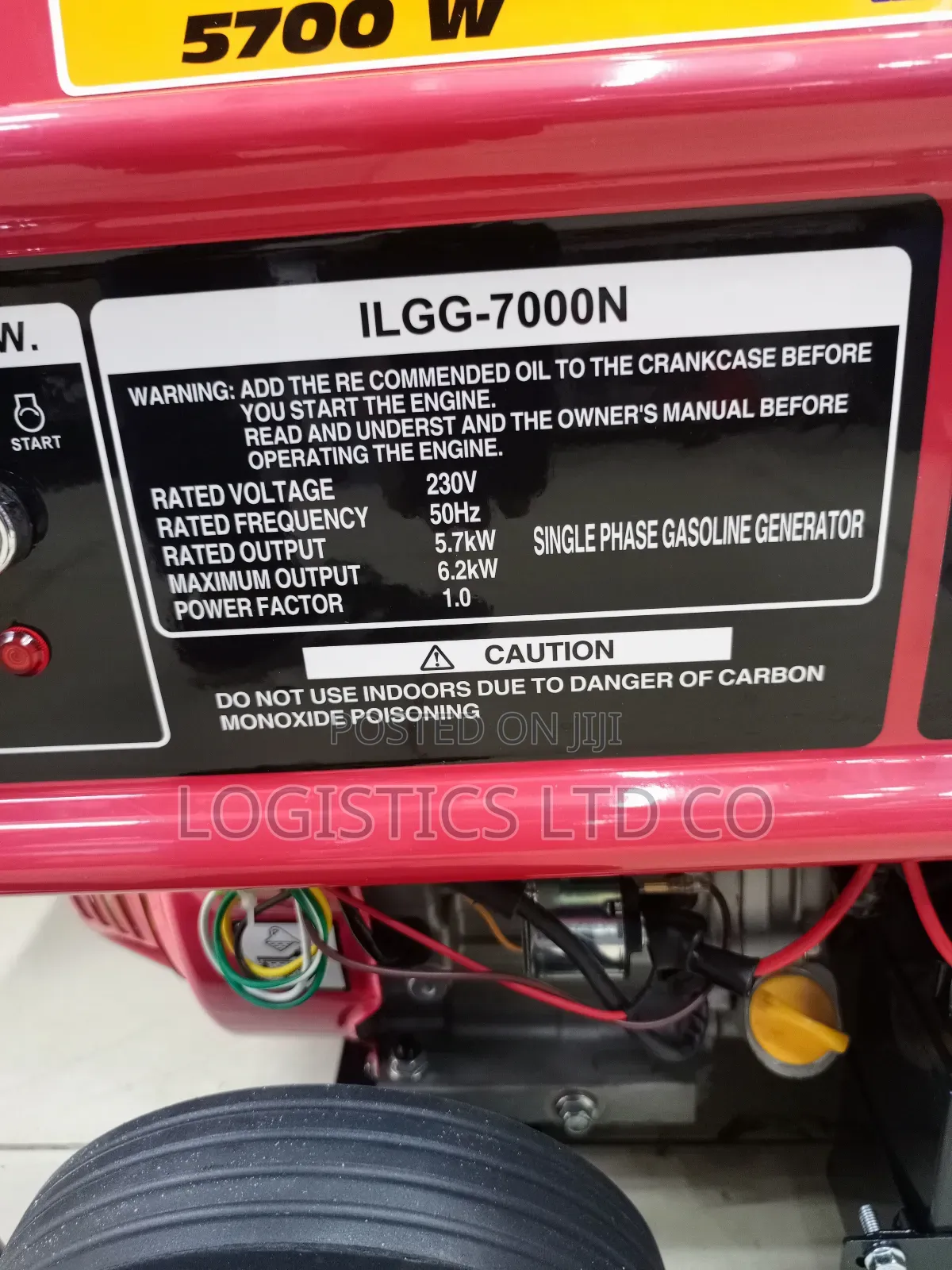 Icopower ILGG-7000N 6.2kva Petrol Generator