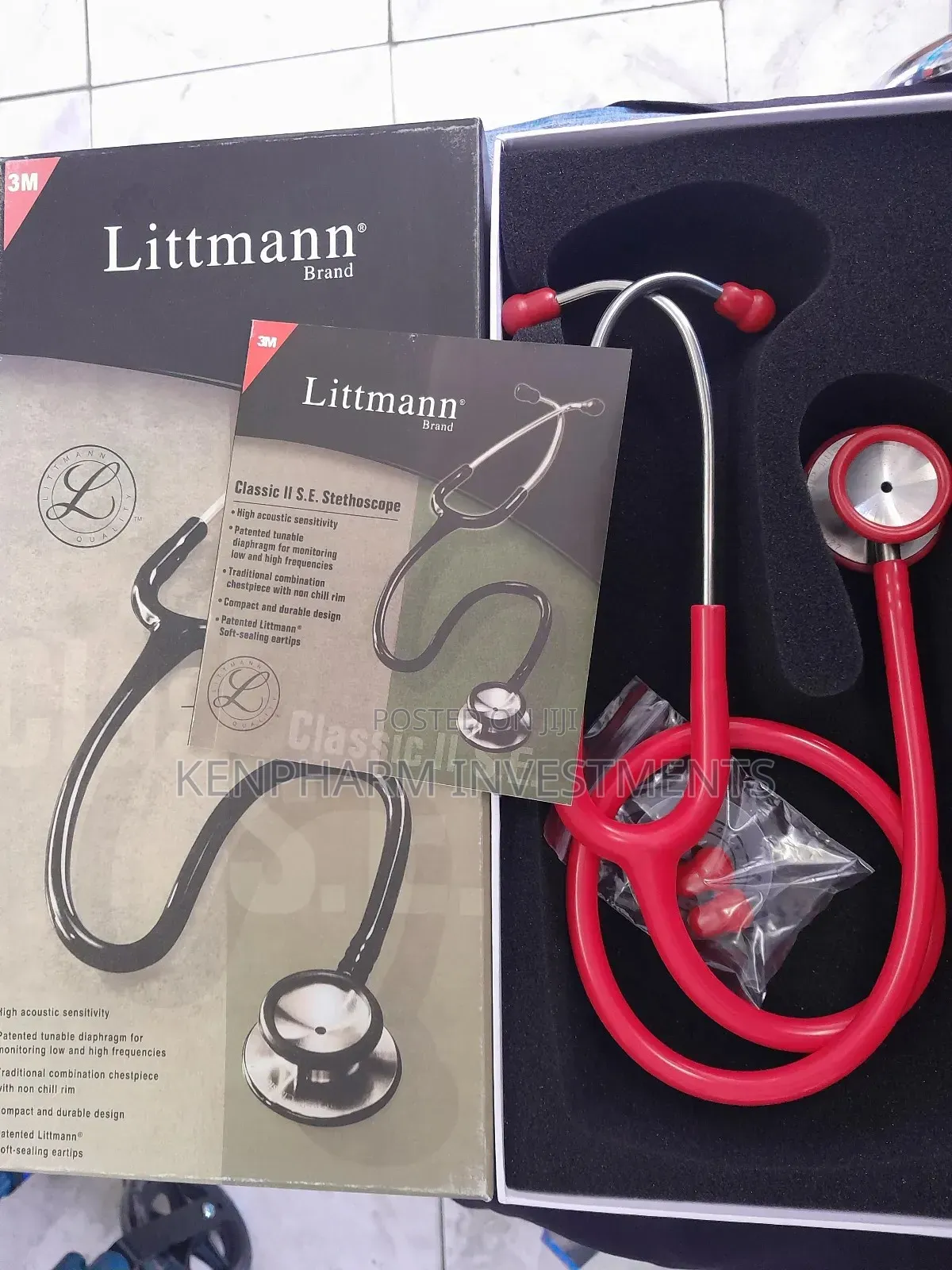 Littmann Classic Ii S.E Stethoscope, Red, Maroon