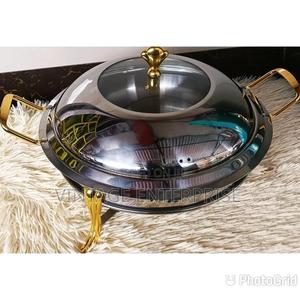 Round Stainless Steel Chaffing Dish ,Food Warmers - thumbnail 2