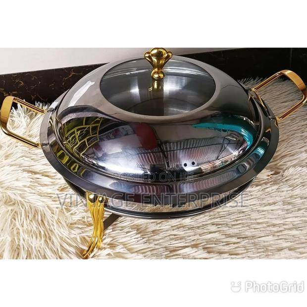 Round Stainless Steel Chaffing Dish ,Food Warmers - main view