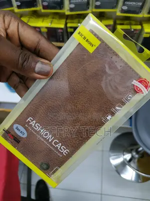 Rich Boss Leather Flip Case for for Samsung A73 Brown