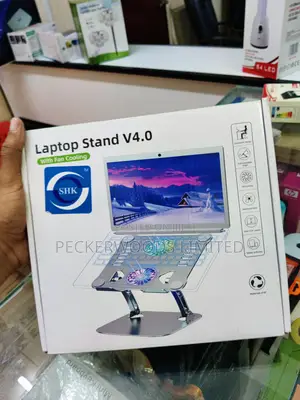 V4.0 Laptop Stand With 2 Cooling Fan