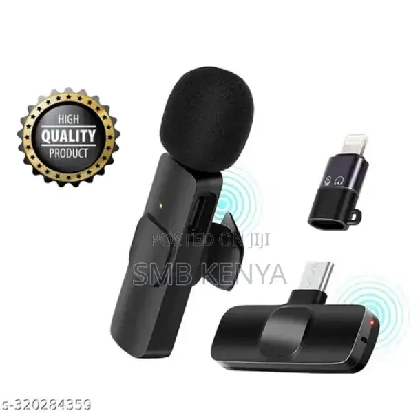 Type C + iPhone Wireless Lavalier Microphone