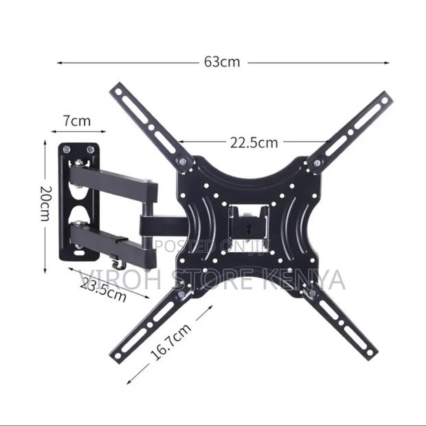 Full Motion Tv Wall Mounting Bracket Tilting Stretching - main view