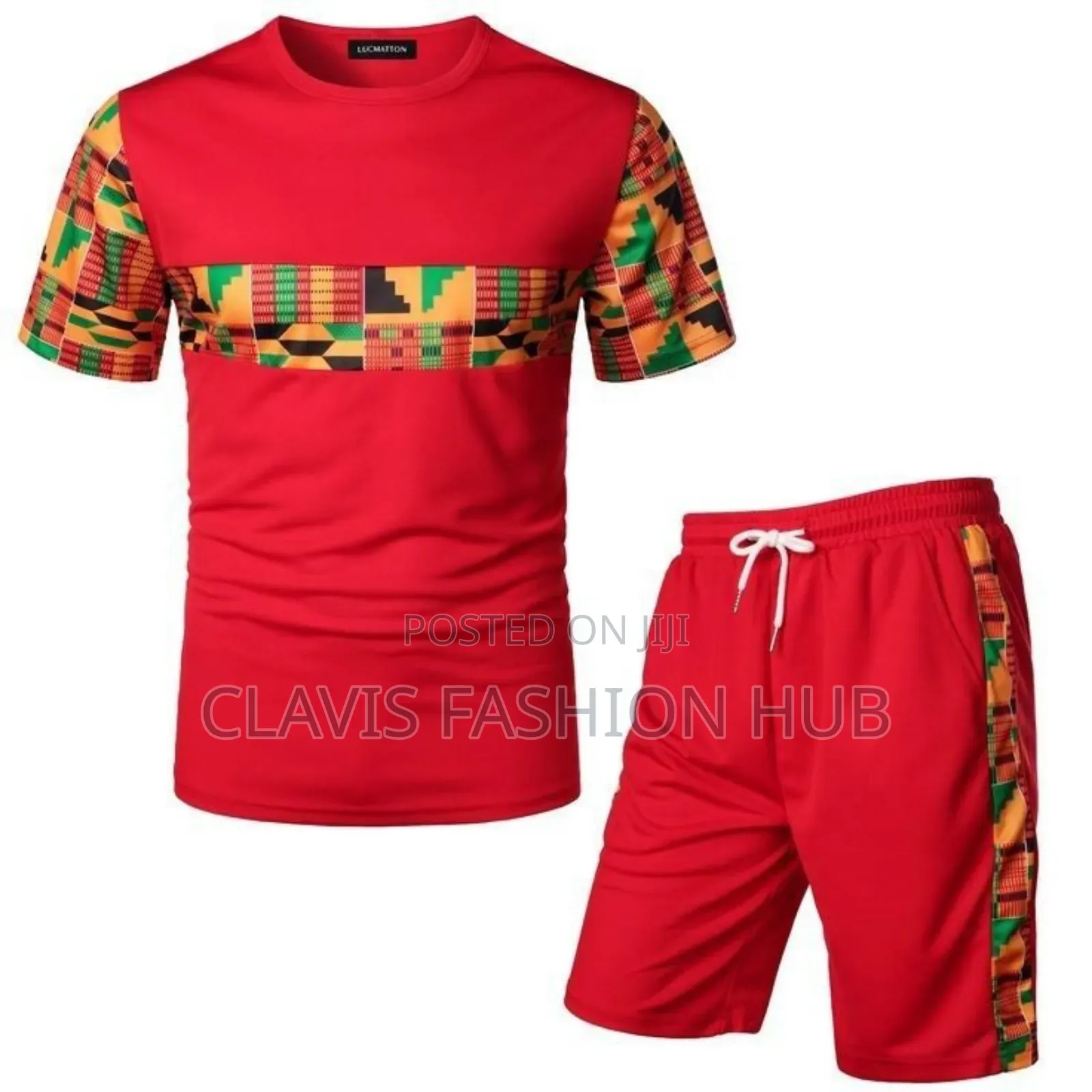 2 Piece T-Shirt and Shorts for Men.
