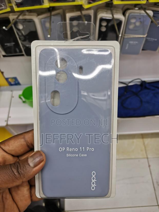 Silicone Case for OPPO Reno 11 Pro -Gray- - main view
