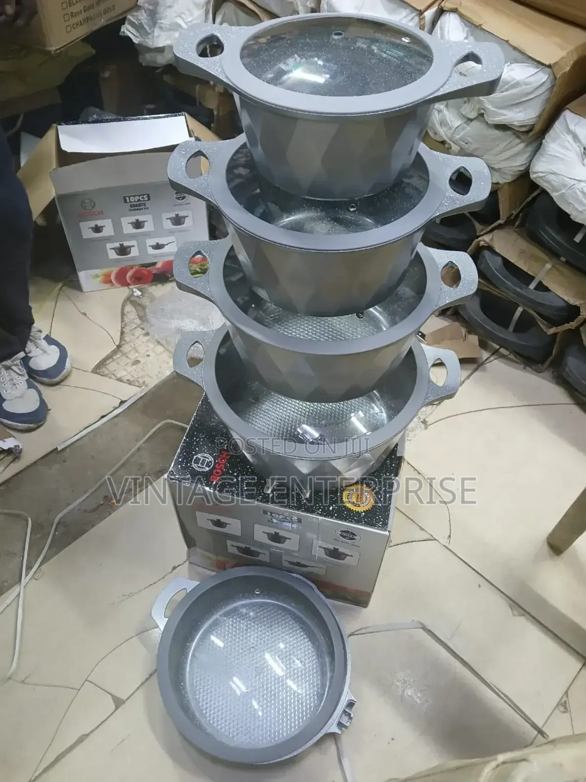 Diamond 10pcs Cookware Set