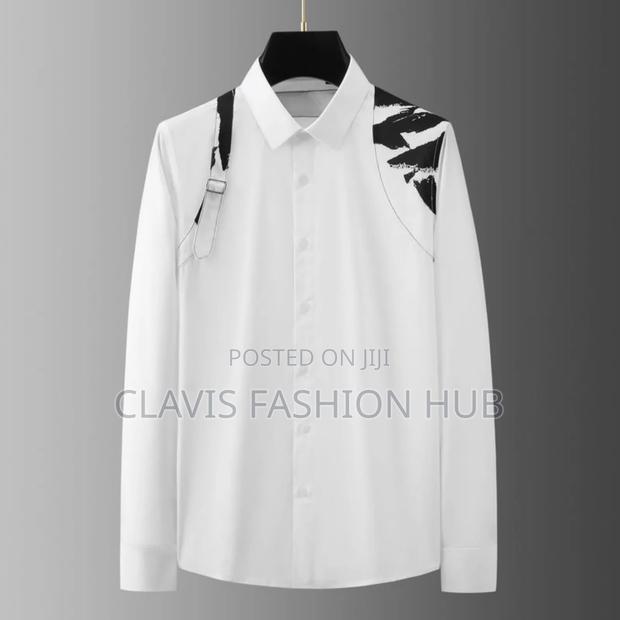 Long Sleeve White Shirt - thumbnail 2