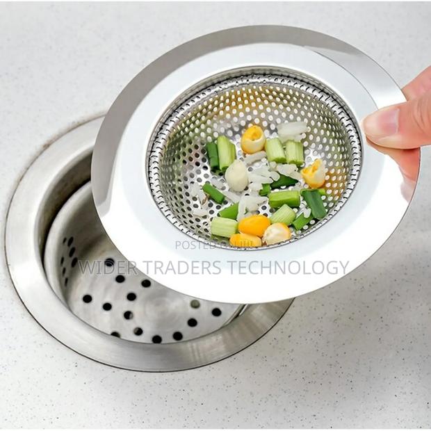 Stainless Steel Sink Garbage Strainer 11.5cm Depth : 2.5cm*