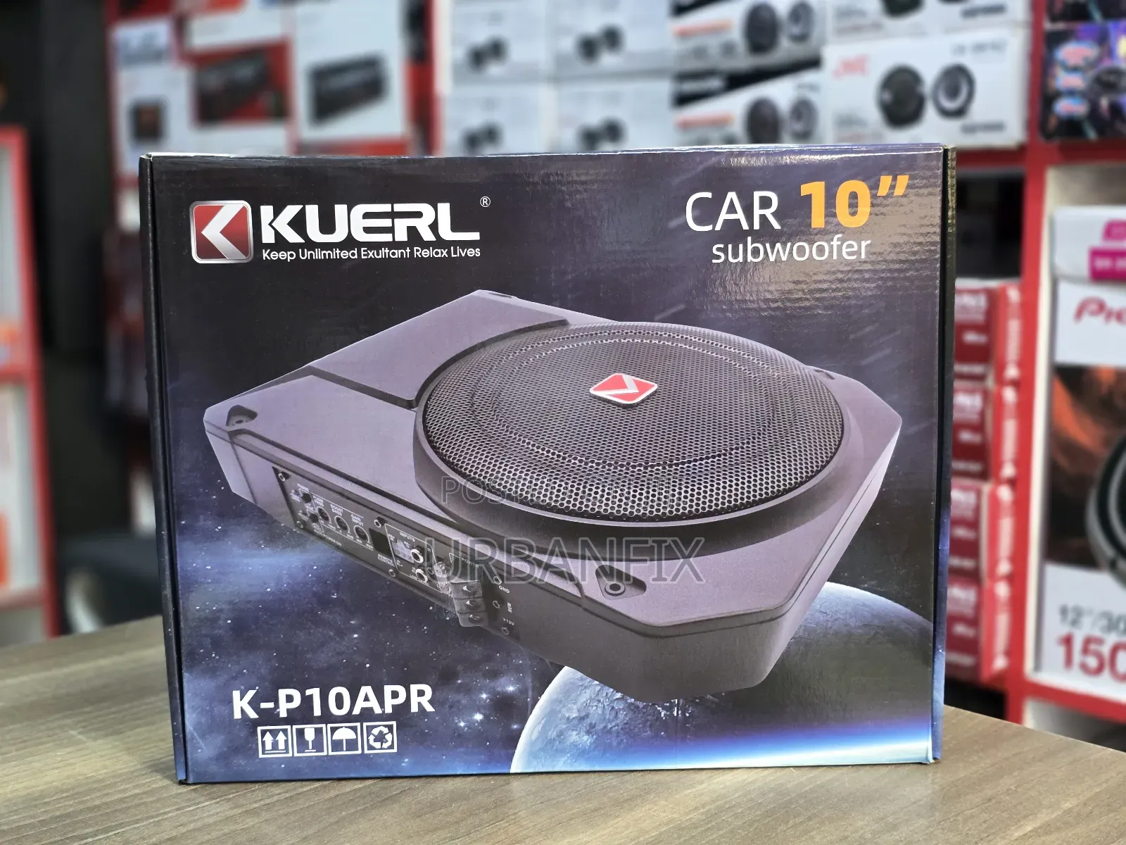 Kuerl 10 Inch 800watts Underseat Bass Subwoofer