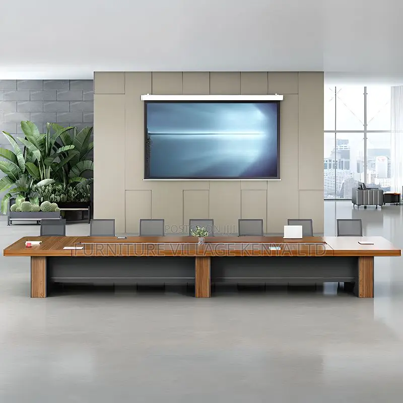 2.4 Meters Office Boardroom Table (10-Seater)