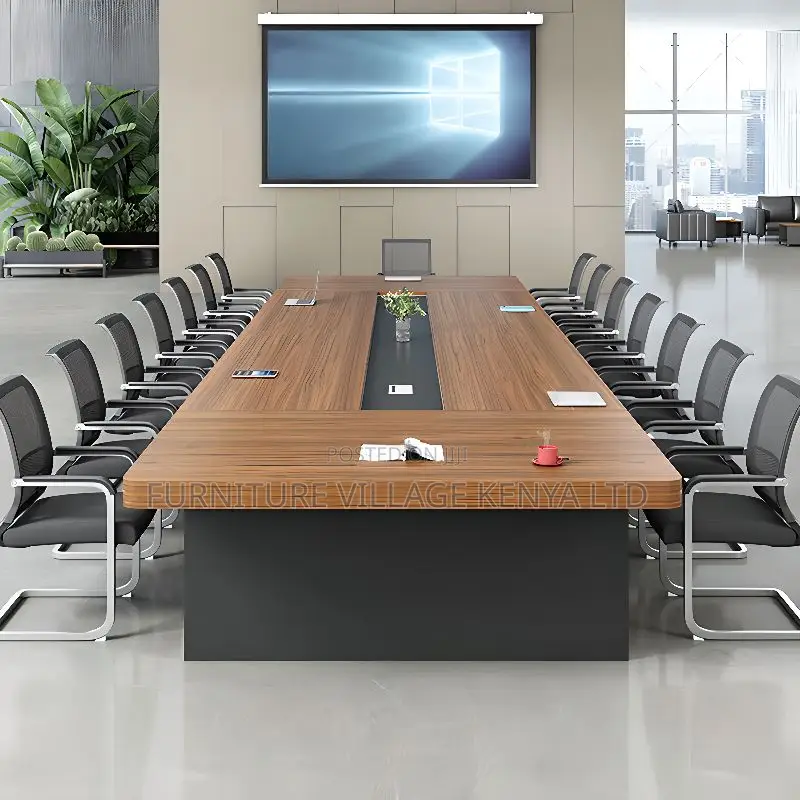 2.4 Meters Office Boardroom Table (10-Seater)