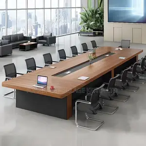 2.4 Meters Office Boardroom Table (10-Seater)