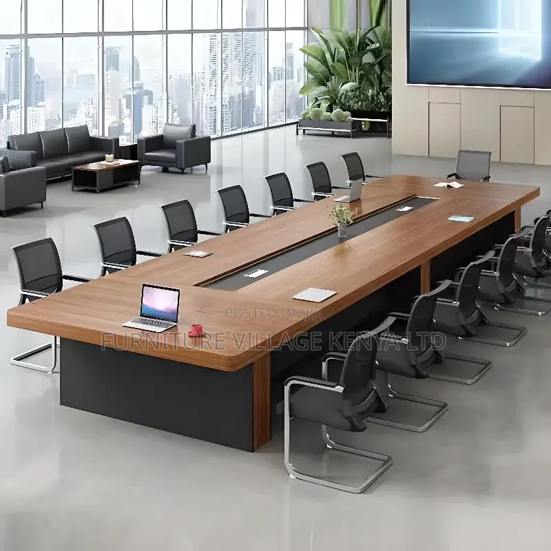 2.4 Meters Office Boardroom Table (10-Seater)