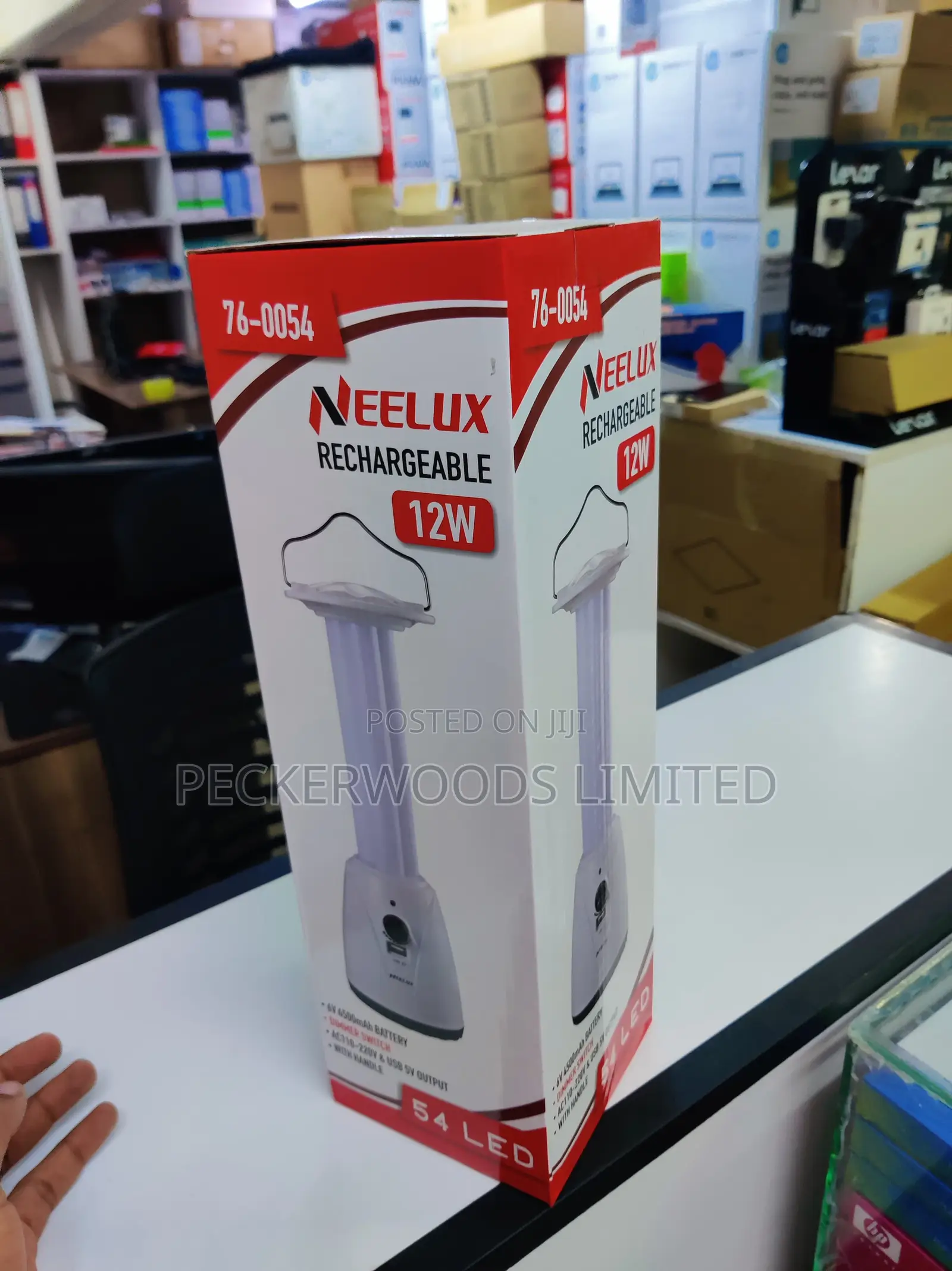 Emergency Lantern Torch Lamp Neelux Rechargeable 12W