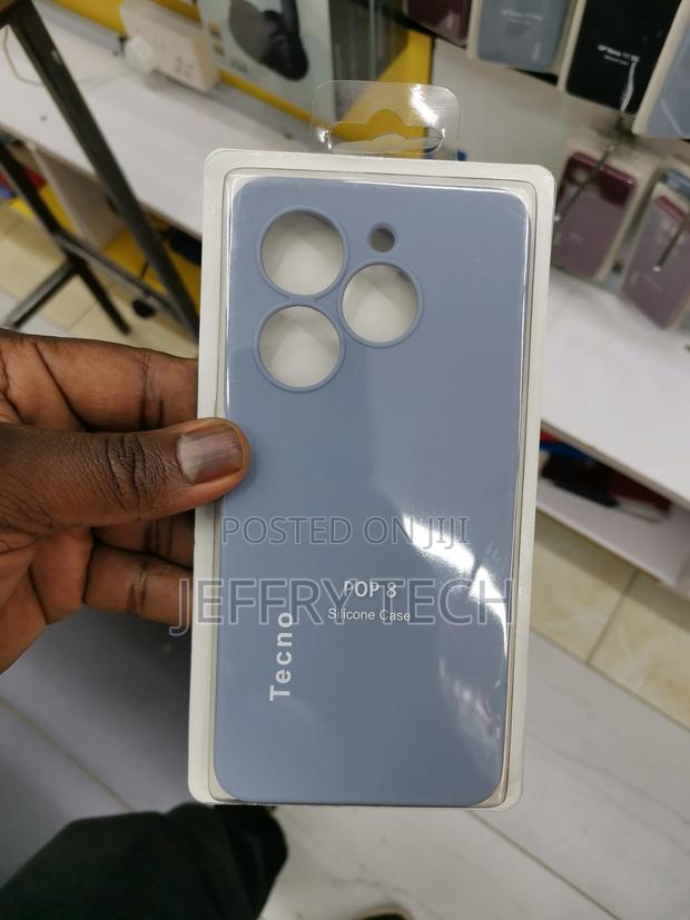 Phone Case for Tecno Pop 8 Soft Silicone Non Slippery Protec - main view