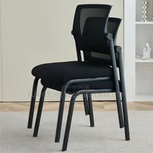 Ergonomic Office Chairs Upholstered in Midnight Black