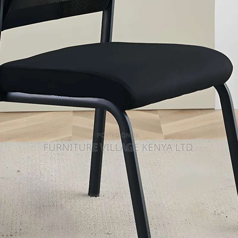 Ergonomic Office Chairs Upholstered in Midnight Black