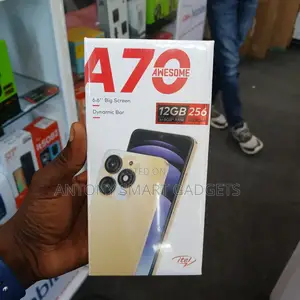 New Itel A70 256 GB Black