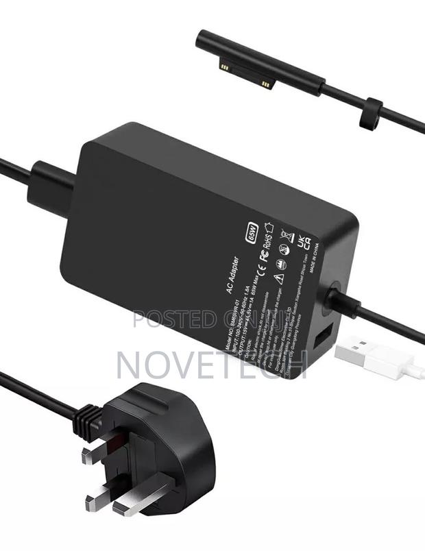 UK Surface Charger 65W 15V 4A for Microsoft Surface - main view