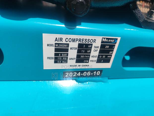 Milano Electric and Petrol Compressor. - thumbnail 3