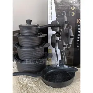 Edenberg Nonstick Cooking Pots 
10 PCS Sets.