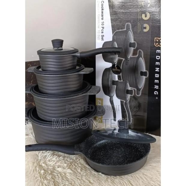 Edenberg Nonstick Cooking Pots 
10 PCS Sets.