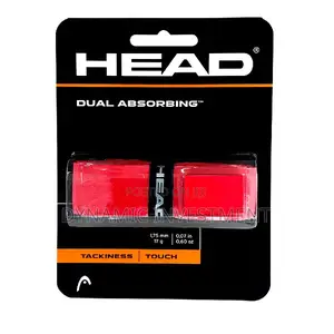 HEAD Tennis Dual Absorbing Grip (Replacement Grip – Red)