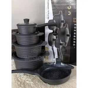 Edenberg Nonstick Cooking Pots 
10 PCS/Heavy Duty