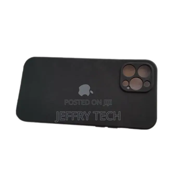 Apple iPhone 12 Pro Max Black Silicone Phone Case