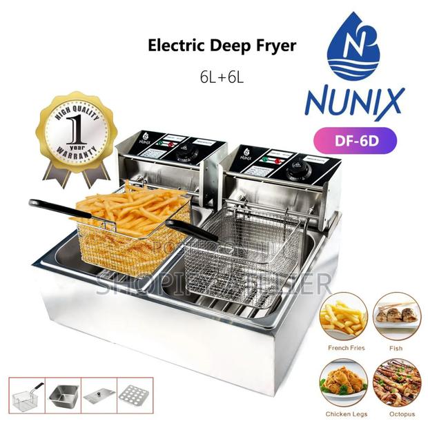 Nunix Double Deep Fryer 6+6l - main view