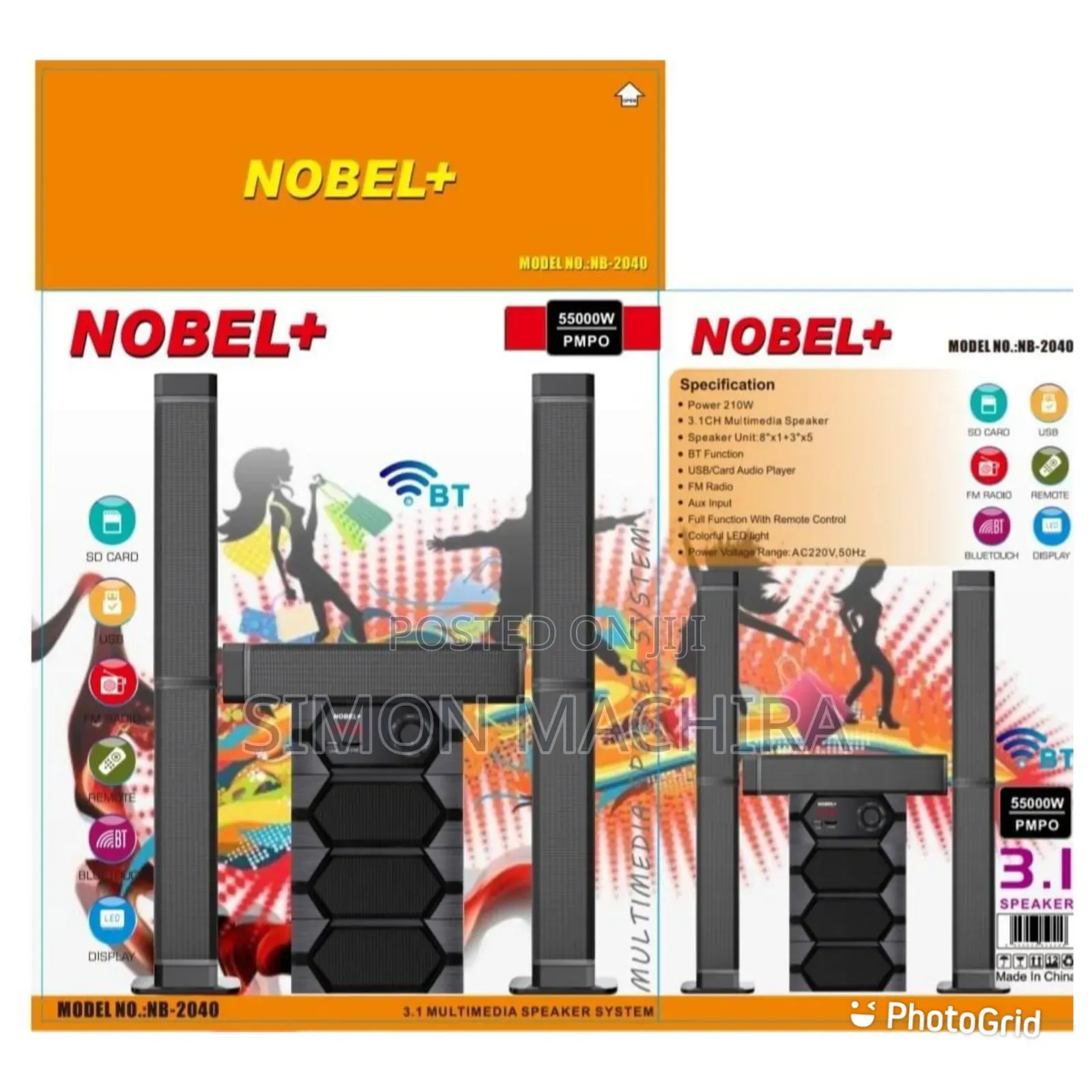 Nobel 2040 Woofer 55000watts