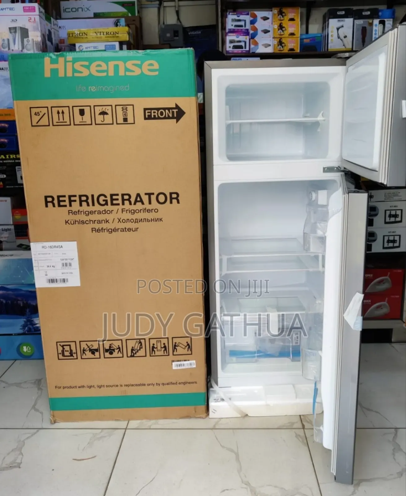Hisence Fridge 120ltr Double Door