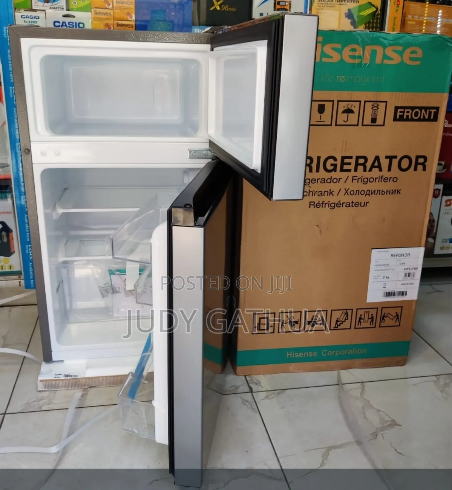 Hisence Fridge 91ltr Double Door