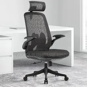 Office Chair: Ergonomic Mesh Office Chair With Headrest