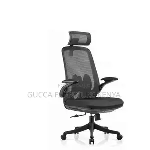 Office Chair: Ergonomic Mesh Office Chair With Headrest