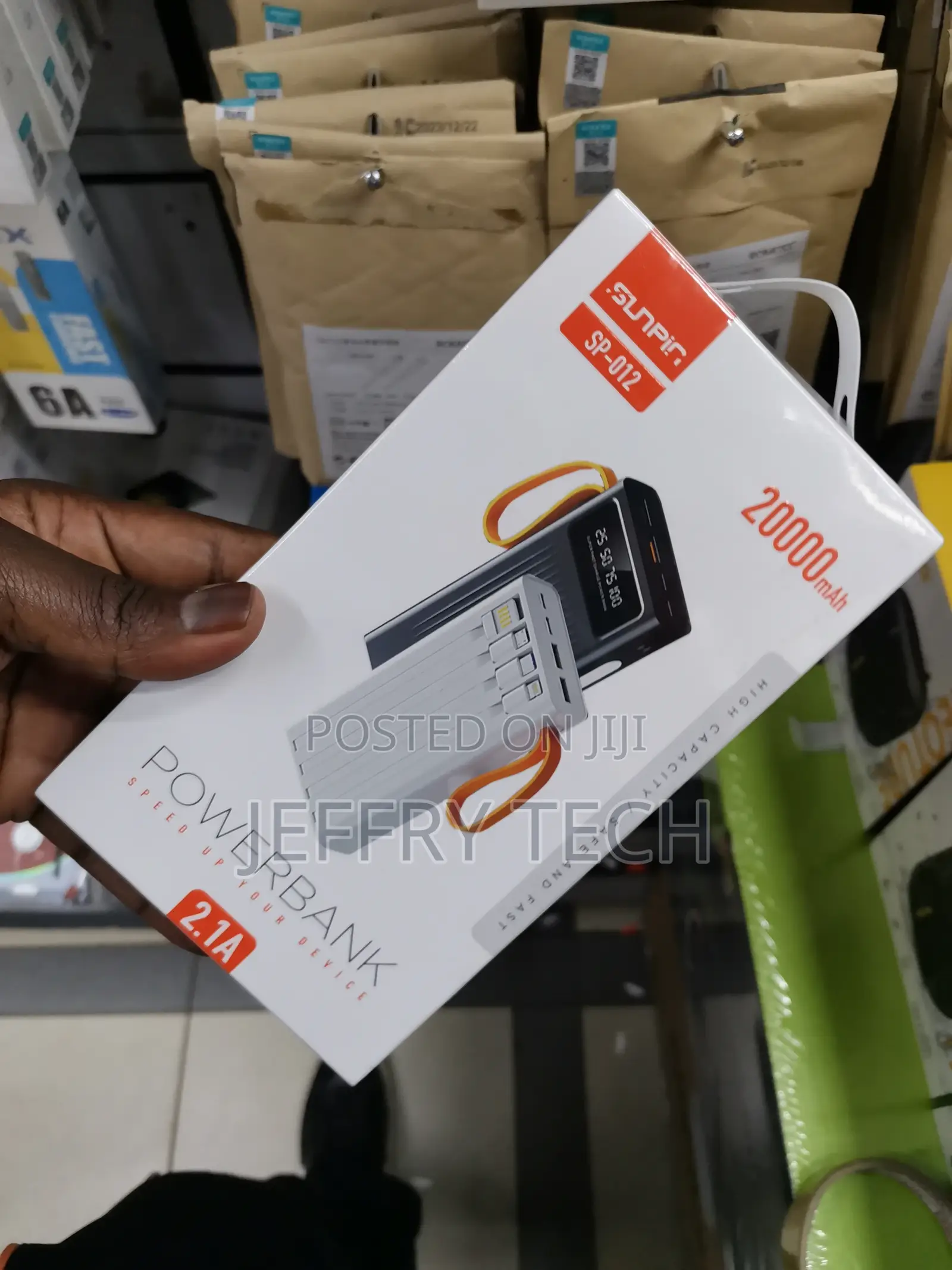 Powerbank SUNPINE Charge 20.000 Mah Sp 012