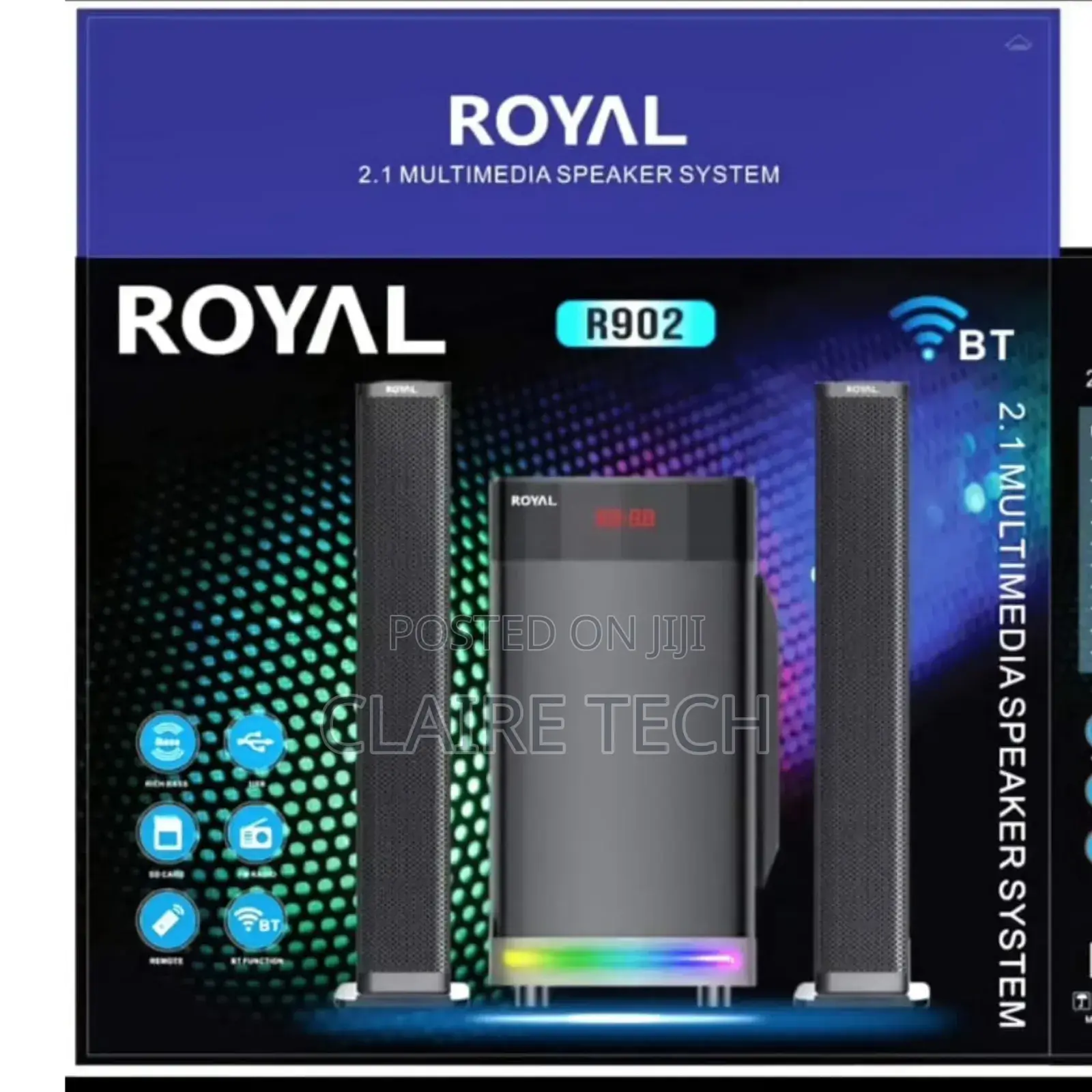 *Royal R902 2.1 Home Theater System