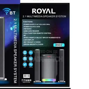 *Royal R902 2.1 Home Theater System