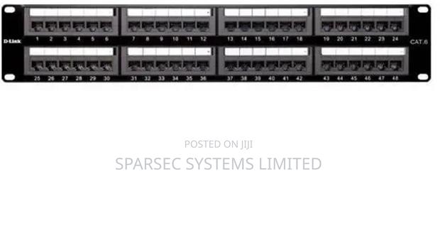 D-Link 48 Port Cat6 Unshielded Punch Down Patch Panel - main view