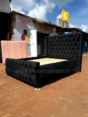 Fancy Black Chesterfield Beds