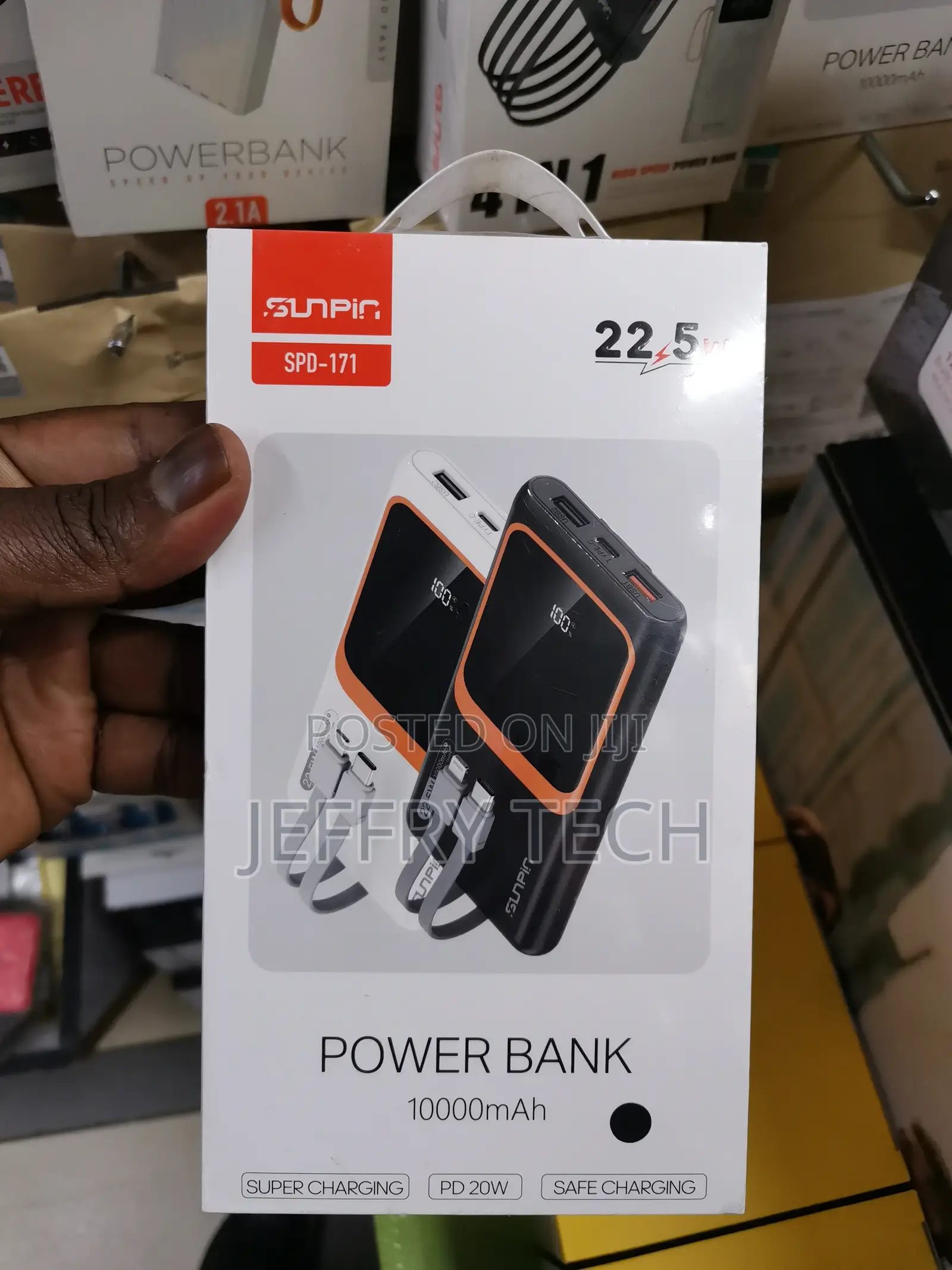 SPD 171 10000 Mah FAST Charging Power Bank