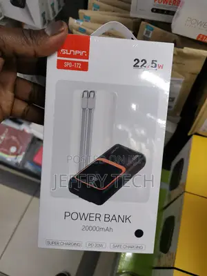 SPD 172 Fast Charging Power Bank 20000 MAH