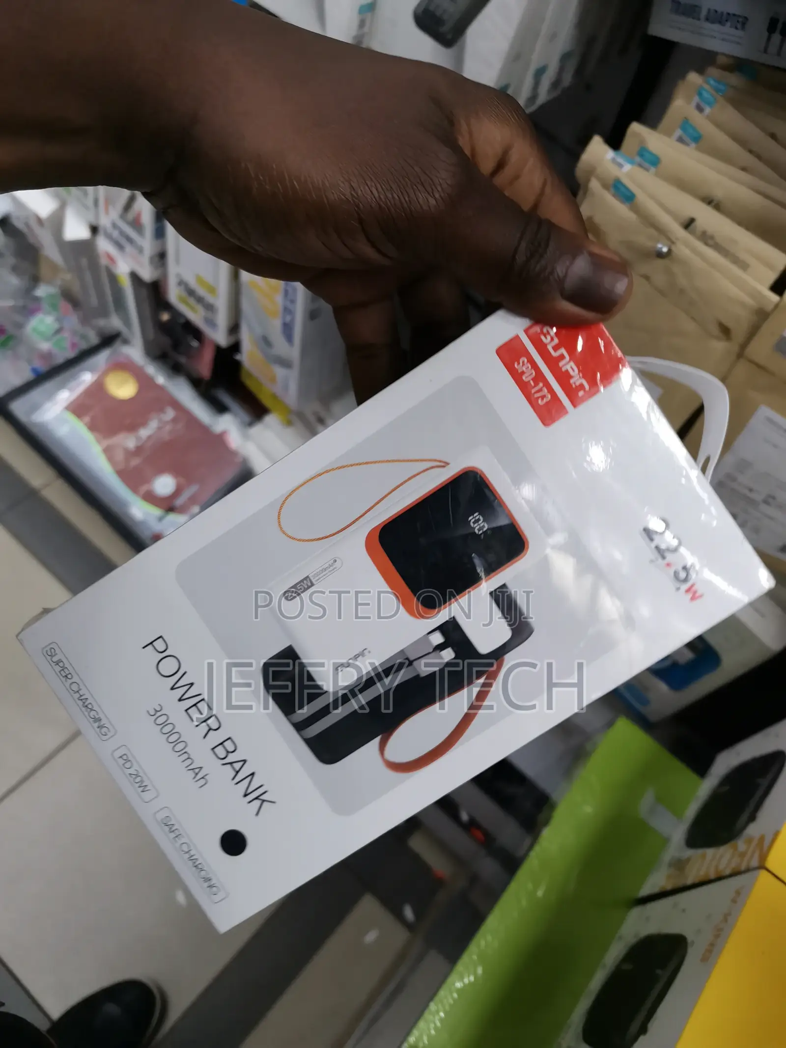 Powerbank 30000mah Fast Charging Sunpin SPD 173