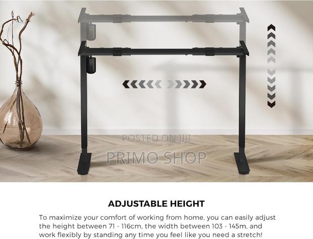 Height Adjustable Electric Sit Stand Desk 120cm X 60cm - thumbnail 6